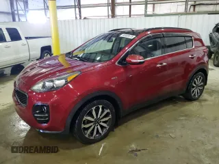 2018 Kia Sportage EX with VIN KNDPNCAC6J7399791, listed as a Copart auction lot 45989575 with 97,348 mi miles and Non Repairable. Bid and sale history available at carsss.com. Image 1.