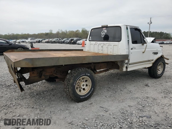 1996 Ford F-250 with VIN 1FTHF25F2TEA90317, listed as a Copart auction lot 50815015 with 270,094 mi miles and Salvage Title. Bid and sale history available at carsss.com. Image 3.