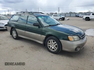 2001 Subaru Legacy Outback with VIN 4S3BH675916654192, listed as a Copart auction lot 48062875 with 186,247 mi miles and Salvage title. Bid and sale history available at DreamBid. Image 4.