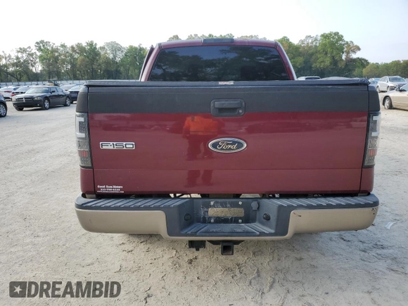 2005 Ford F-150 XLT with VIN 1FTRX125X5KB30400, listed as a Copart auction lot 49812425 with 196,238 mi miles and Salvage Title. Bid and sale history available at carsss.com. Image 6.