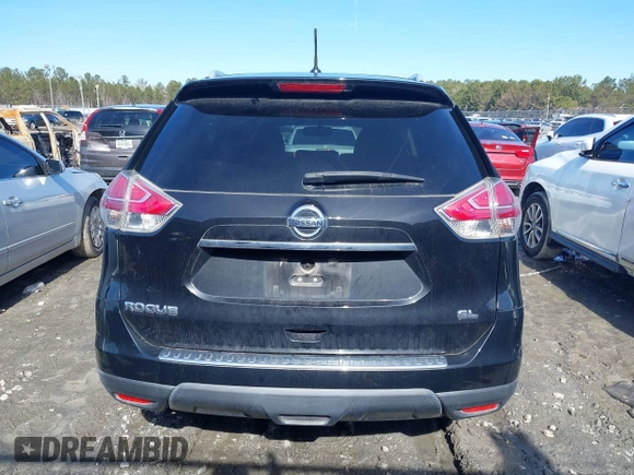 2016 Nissan Rogue SV with VIN 5N1AT2MT7GC738989, listed as a IAAI auction lot 41434425 with 166,021 mi miles. Bid and sale history available at carsss.com. Image 16.