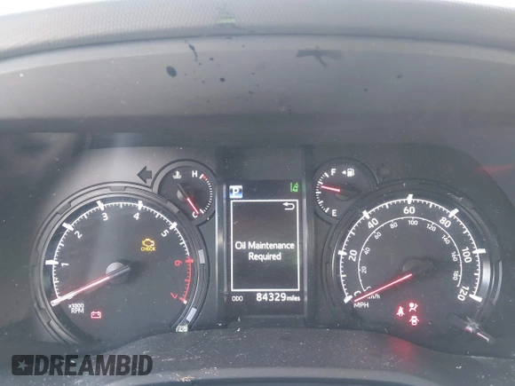2021 Toyota 4Runner SR5 with VIN JTEEU5JR9M5232380, listed as a IAAI auction lot 42270096 with 84,329 mi miles and . Bid and sale history available at DreamBid. Image 7.