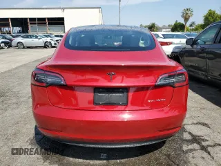 2022 Tesla Model 3 Long Range with VIN 5YJ3E1EB5NF287746, listed as a Copart auction lot 55124115 with 99,767 mi miles and Clean Title. Bid and sale history available at DreamBid. Image 6.