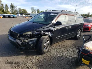 2007 Kia Sedona EX with VIN KNDMB233776121810, listed as a Copart auction lot 77229344 with 133,193 mi miles and Salvage Title. Bid and sale history available at carsss.com. Image 1.