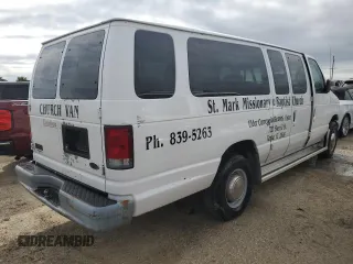 2000 Ford Econoline Passenger XL with VIN 1FBSS31L1YHB80264, listed as a Copart auction lot 74762814 with 61,702 mi miles and Salvage Title. Bid and sale history available at DreamBid. Image 3.