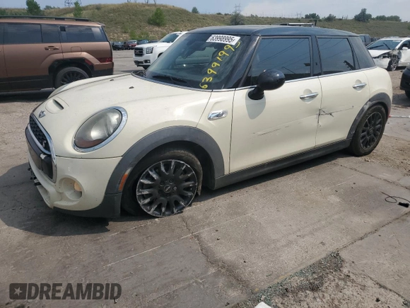 2016 MINI Hardtop 4 Door S with VIN WMWXU3C57G2B63075, listed as a Copart auction lot 63998995 with 71,008 mi miles and Salvage title. Bid and sale history available at DreamBid. Image 1.