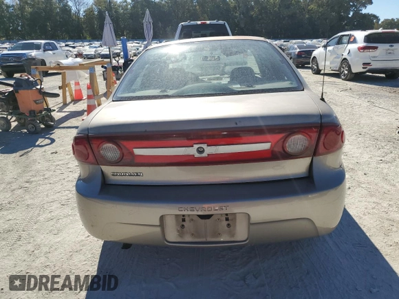 2003 Chevrolet Cavalier with VIN 1G1JC52F037319350, listed as a Copart auction lot 83072934 with 0 mi miles and Salvage Title. Bid and sale history available at carsss.com. Image 6.