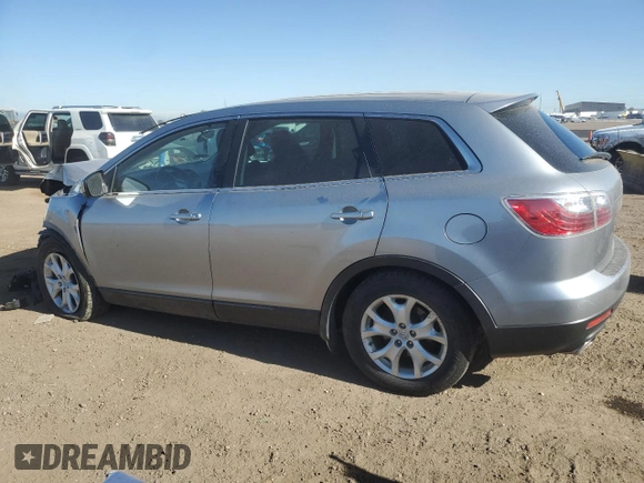 2012 Mazda CX-9 Touring with VIN JM3TB3CV8C0362539, listed as a Copart auction lot 55128315 with 206,555 mi miles and Salvage title. Bid and sale history available at DreamBid. Image 2.