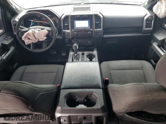 2017 Ford F-150 XL with VIN 1FTFW1EG1HFA28306, listed as a Copart auction lot 52254815 with 0 mi miles and Salvage Title. Bid and sale history available at carsss.com. Image 8.