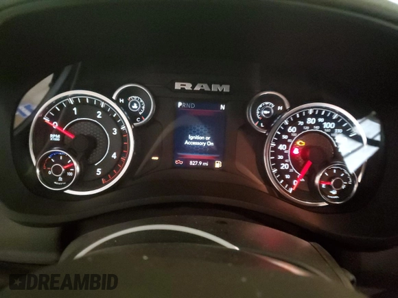 2024 Ram 3500 Tradesman with VIN 3C63RRGL9RG242843, listed as a Copart auction lot 84897484 with 827 mi miles and Salvage Title. Bid and sale history available at carsss.com. Image 9.