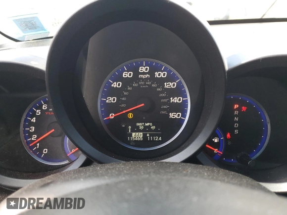 2011 Acura RDX with VIN 5J8TB1H27BA800053, listed as a Copart auction lot 48347305 with 115,465 mi miles and Salvage Title. Bid and sale history available at carsss.com. Image 9.