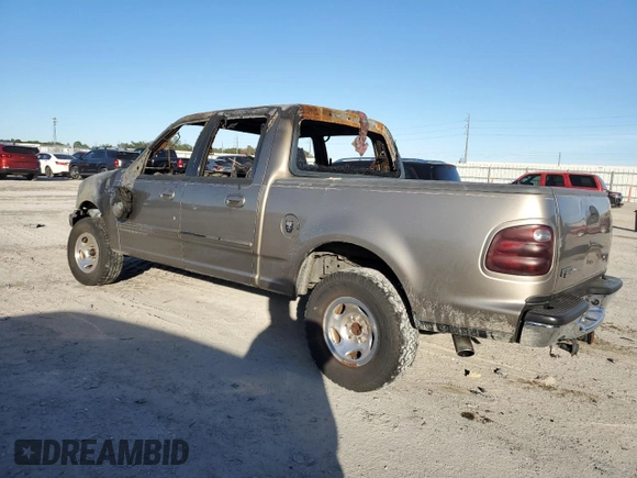 2002 Ford F-150 XLT with VIN 1FTRW07L02KD55294, listed as a Copart auction lot 87107204 with 0 mi miles and Non Repairable. Bid and sale history available at carsss.com. Image 2.
