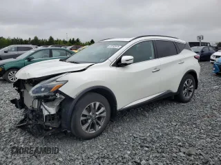 2018 Nissan Murano SV with VIN 5N1AZ2MH6JN194183, listed as a Copart auction lot 59192075 with 53,257 mi miles and Salvage title. Bid and sale history available at DreamBid. Image 1.