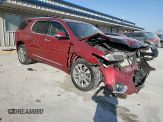 2020 Chevrolet Traverse Premier with VIN 1GNEVKKW3LJ215432, listed as a Copart auction lot 49143745 with 52,853 mi miles and Salvage title. Bid and sale history available at DreamBid. Image 4.