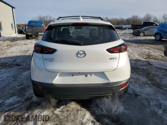 2019 Mazda CX-3 Sport with VIN JM1DKFB71K0423049, listed as a Copart auction lot 48686545 with 44,326 mi miles and Salvage Title. Bid and sale history available at carsss.com. Image 6.