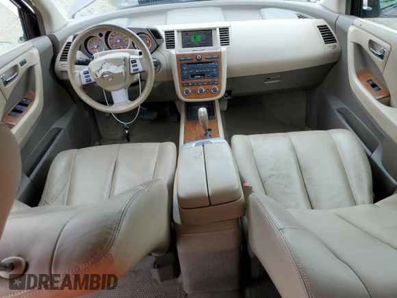 2007 Nissan Murano S z VIN JN8AZ08T27W530331, wystawiony jako Copart lot #74589784 z przebiegiem 135 166 mil mil oraz Szkoda całkowita • Salvage title. Historia ofert i sprzedaży dostępna na DreamBid. Obrazek 8.