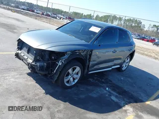 2018 Audi Q5 Premium Plus with VIN WA1BNAFY1J2245788, listed as a IAAI auction lot 41761858 with 76,571 mi miles. Bid and sale history available at carsss.com. Image 2.