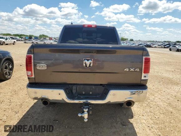 2018 Ram 1500 Longhorn with VIN 1C6RR7PT7JS194268, listed as a Copart auction lot 56565985 with 183,323 mi miles and Salvage title. Bid and sale history available at DreamBid. Image 6.