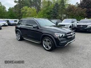 2021 Mercedes-Benz GLE 350 z VIN 4JGFB4JB3MA449048, wystawiony jako Copart lot #57859125 z przebiegiem 70 220 mil mil oraz Czysty tytuł • Clean title. Historia ofert i sprzedaży dostępna na DreamBid. Obrazek 1.