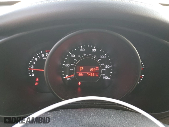 2014 Kia Soul + with VIN KNDJP3A57E7039288, listed as a Copart auction lot 48197625 with 74,551 mi miles and Salvage Title. Bid and sale history available at carsss.com. Image 9.
