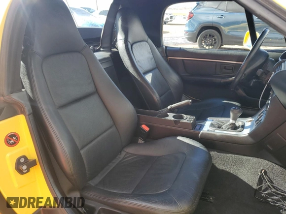 2000 BMW Z3 2.8 with VIN 4USCH3343YLF43629, listed as a Copart auction lot 88303095 with 44,020 mi miles and Salvage title. Bid and sale history available at DreamBid. Image 10.