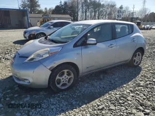 2012 Nissan LEAF SL with VIN JN1AZ0CP5CT018440, listed as a Copart auction lot 49509615 with 50,056 mi miles and Clean Title. Bid and sale history available at carsss.com. Image 1.
