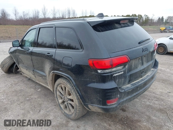 2019 Jeep Grand Cherokee Laredo E with VIN 1C4RJFAGXKC674676, listed as a IAAI auction lot 41942125 with 72,151 mi miles. Bid and sale history available at carsss.com. Image 3.