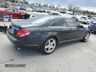 2007 Mercedes-Benz CL 5.5L V8 with VIN WDDEJ71X47A002366, listed as a Copart auction lot 50955625 with 216,096 mi miles and Salvage Title. Bid and sale history available at carsss.com. Image 3.