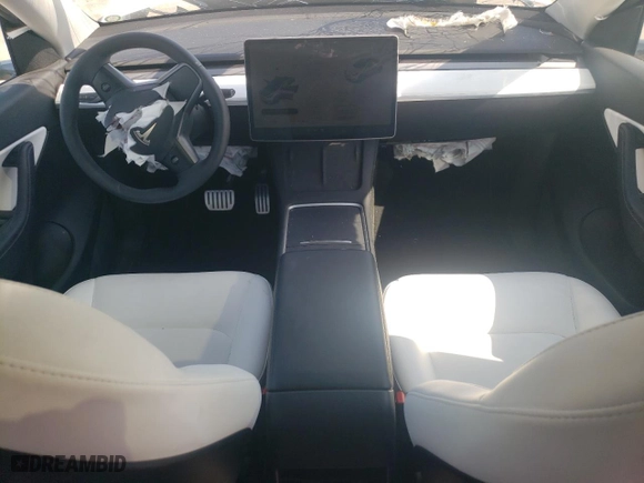 2022 Tesla Model Y Performance with VIN 7SAYGDEF8NF495109, listed as a Copart auction lot 66901914 with 16,748 mi miles and Salvage Title. Bid and sale history available at carsss.com. Image 8.