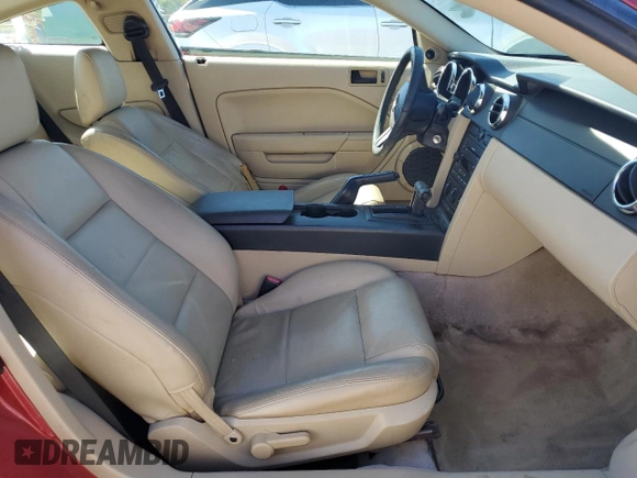 2006 Ford Mustang Standard with VIN 1ZVFT80N365106267, listed as a Copart auction lot 49793925 with Not Provided miles and Salvage Title. Bid and sale history available at carsss.com. Image 7.