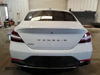 2022 Genesis G70 2.0T with VIN KMTG34TA2NU088116, listed as a Copart auction lot 78257514 with 83,335 mi miles and Clean Title. Bid and sale history available at carsss.com. Image 6.