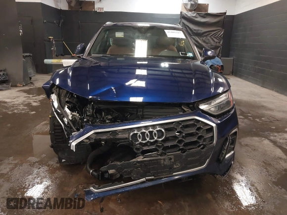 2022 Audi Q5 S line Premium Plus with VIN WA1EAAFY3N2088893, listed as a IAAI auction lot 41405327 with 35,566 mi miles. Bid and sale history available at carsss.com. Image 12.