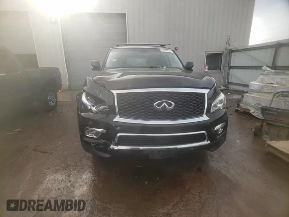 2016 Infiniti QX80 with VIN JN8AZ2NE5G9126763, listed as a Copart auction lot 43198835 with 182,316 mi miles and Salvage Title. Bid and sale history available at DreamBid. Image 14.