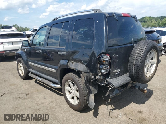 2005 Jeep Liberty Limited with VIN 1J8GL58K05W711624, listed as a Copart auction lot 62479315 with 138,904 mi miles and Salvage title. Bid and sale history available at DreamBid. Image 2.