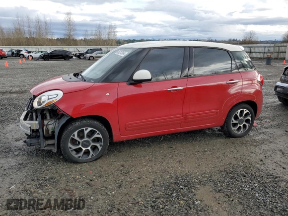 2014 FIAT 500L Easy with VIN ZFBCFABH9EZ002128, listed as a Copart auction lot 85312064 with 140,419 mi miles and Salvage Title. Bid and sale history available at carsss.com. Image 1.
