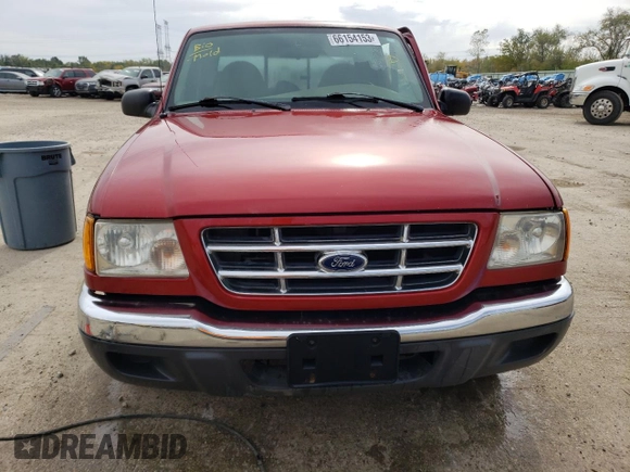 2001 Ford Ranger XL with VIN 1FTYR14V91PB18321, listed as a Copart auction lot 66154153 with 250,367 mi miles and Salvage Title. Bid and sale history available at carsss.com. Image 5.