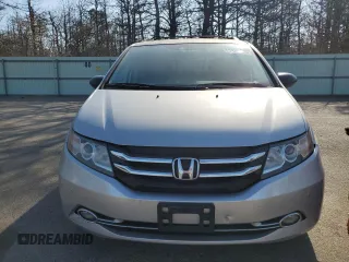 2014 Honda Odyssey Touring with VIN 5FNRL5H94EB094357, listed as a Copart auction lot 53930635 with 210,448 mi miles and Salvage Title. Bid and sale history available at carsss.com. Image 5.