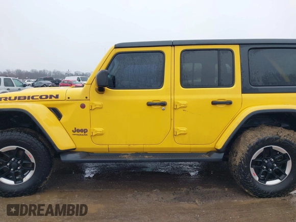 2020 Jeep Wrangler Unlimited Rubicon z VIN 1C4HJXFN7LW172944, wystawiony jako IAAI lot #41474893 z przebiegiem 76 726 mil mil oraz . Historia ofert i sprzedaży dostępna na DreamBid. Obrazek 14.