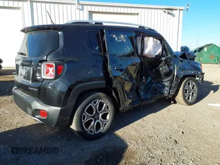 2016 Jeep Renegade Limited with VIN ZACCJADT1GPE09567, listed as a IAAI auction lot 41295278 with Not Provided miles and . Bid and sale history available at DreamBid. Image 4.