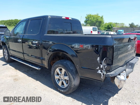 2018 Ford F-150 XL with VIN 1FTEW1E52JFB61592, listed as a IAAI auction lot 42682384 with 51,929 mi miles and . Bid and sale history available at DreamBid. Image 3.