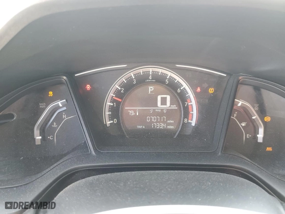 2017 Honda Civic Sedan LX with VIN 19XFC2F59HE065271, listed as a Copart auction lot 50239935 with 70,717 mi miles and Non Repairable. Bid and sale history available at carsss.com. Image 9.
