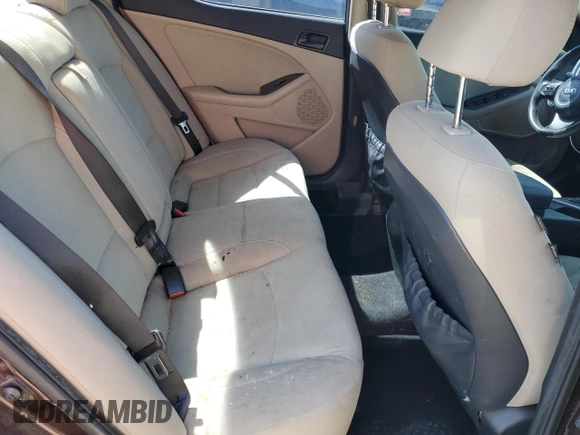 2014 Kia Optima LX with VIN 5XXGM4A73EG326127, listed as a Copart auction lot 52455905 with 144,831 mi miles and Salvage Title. Bid and sale history available at carsss.com. Image 10.