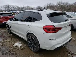 2020 BMW X3 M Competition with VIN 5YMTS0C07L9B81952, listed as a Copart auction lot 42533654 with 21,288 mi miles. Bid and sale history available at carsss.com. Image 2.