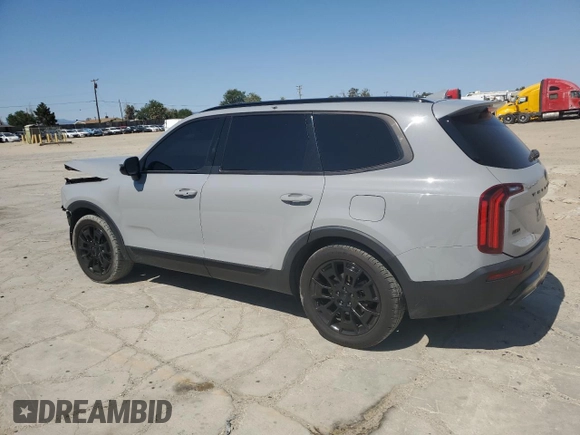 2021 Kia Telluride SX with VIN 5XYP5DHC3MG156572, listed as a Copart auction lot 59173945 with 45,089 mi miles and Salvage title. Bid and sale history available at DreamBid. Image 2.