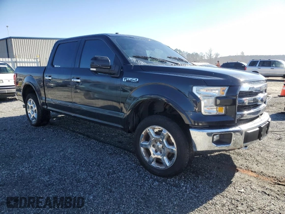 2015 Ford F-150 XLT with VIN 1FTEW1EF1FFC45760, listed as a Copart auction lot 46503515 with 0 mi miles and Non Repairable. Bid and sale history available at carsss.com. Image 4.