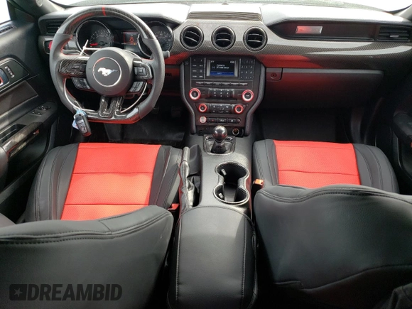 2018 Ford Mustang GT with VIN 1FA6P8CF8J5159296, listed as a Copart auction lot 49684945 with 27,669 mi miles and Salvage title. Bid and sale history available at DreamBid. Image 8.