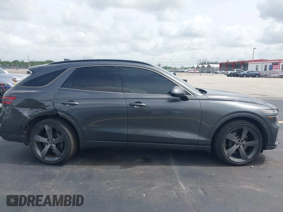 2023 Genesis GV70 2.5T with VIN KMUMADTBXPU094777, listed as a IAAI auction lot 42447363 with 31,683 mi miles and . Bid and sale history available at DreamBid. Image 13.