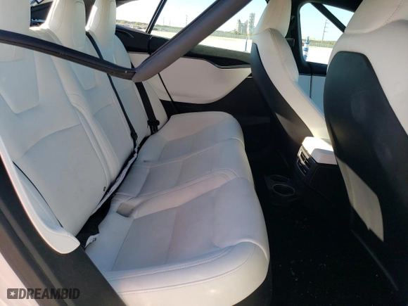2020 Tesla Model S Performance with VIN 5YJSA1E48LF414592, listed as a Copart auction lot 80143234 with NaN miles and Salvage Title. Bid and sale history available at carsss.com. Image 10.
