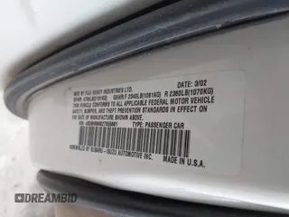 2002 Subaru Legacy Outback VDC with VIN 4S3BH896827655881, listed as a IAAI auction lot 41498930 with 219,672 mi miles and . Bid and sale history available at DreamBid. Image 9.