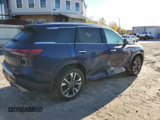 2022 Infiniti QX60 Luxe with VIN 5N1DL1FS9NC331653, listed as a Copart auction lot 76532844 with 55,578 mi miles and Salvage title. Bid and sale history available at DreamBid. Image 3.
